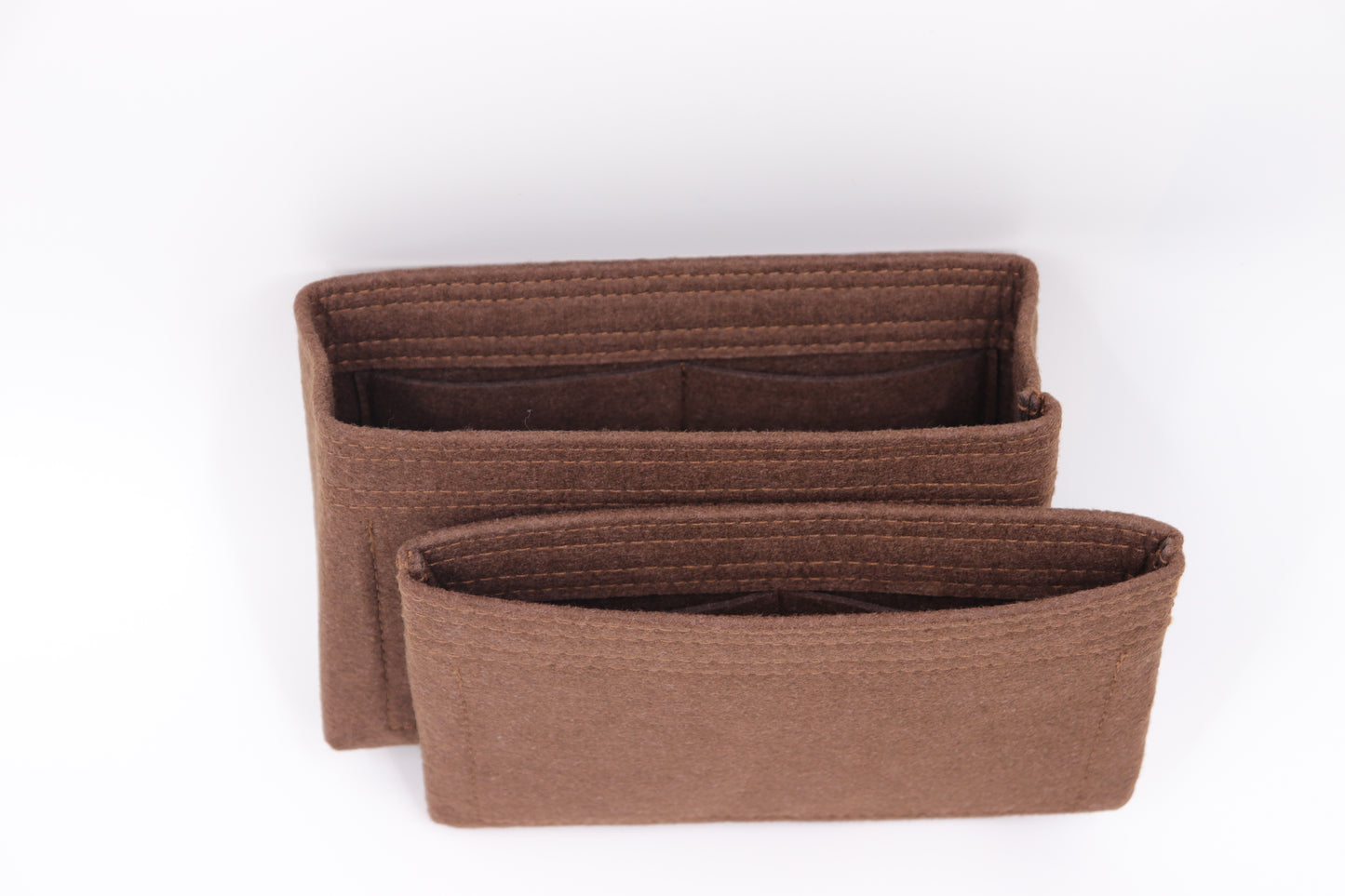 Toteluxe - Louis Vuitton Pochette Metis Bag Organizer Insert - Cherry and Brown